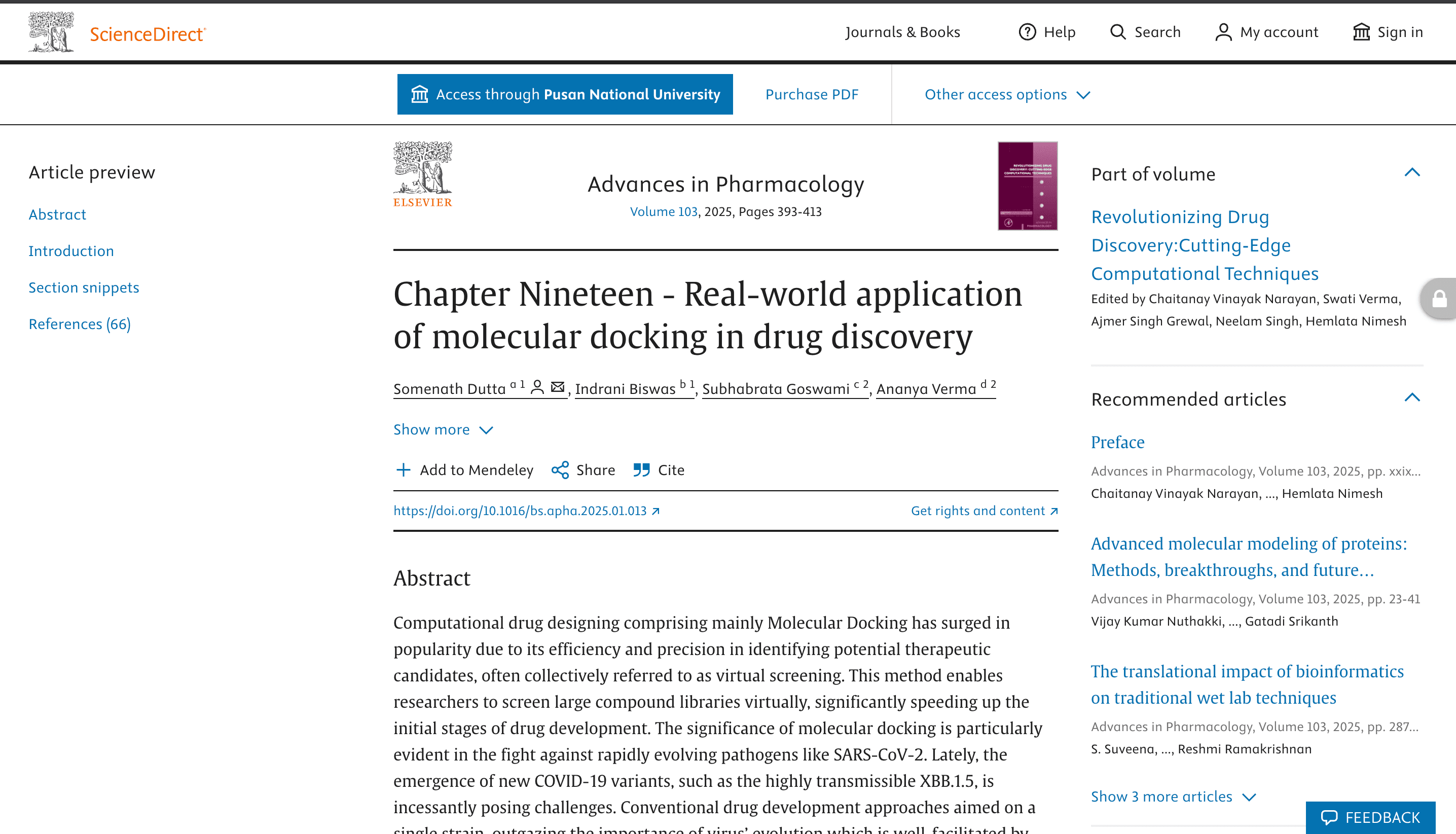 Real-world application of molecular docking in drug discovery